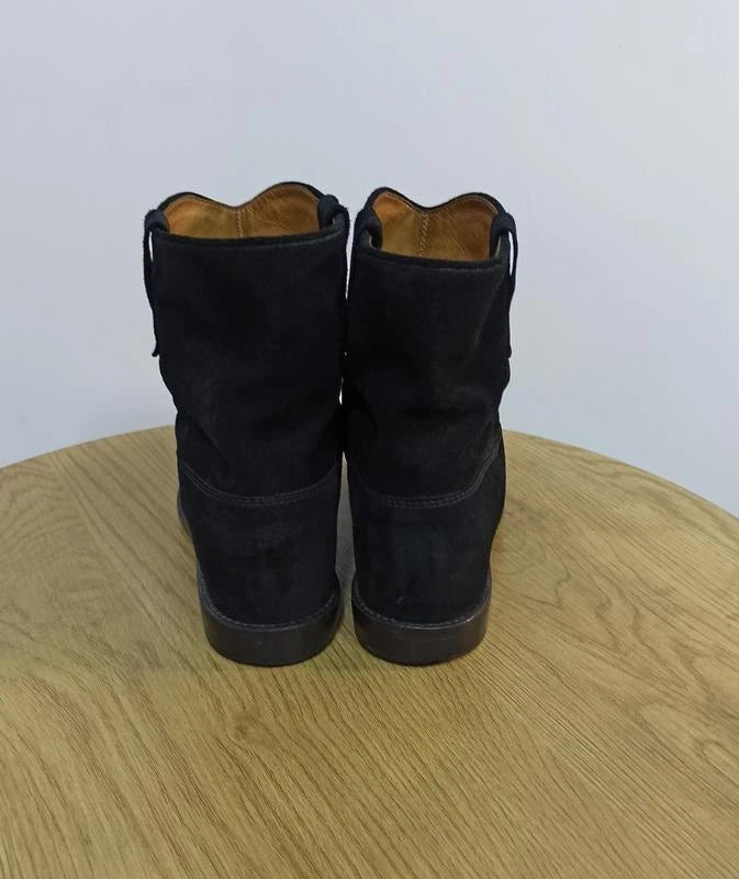 Isabel Marant Crisi black suede ankle boots - view 3