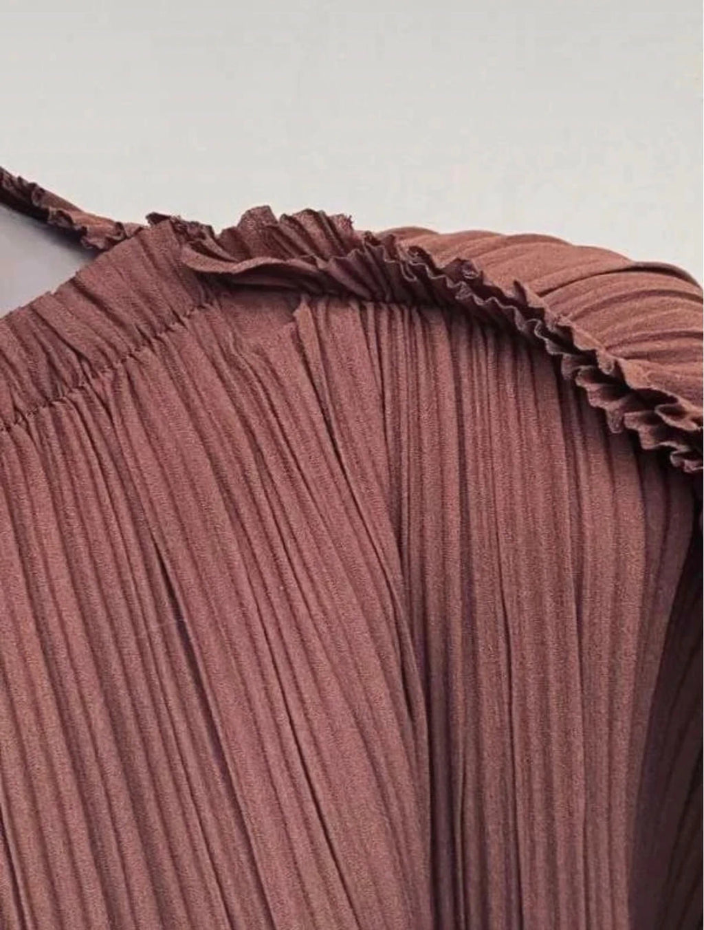 By Malene Birger brown pleated blouse - view 4