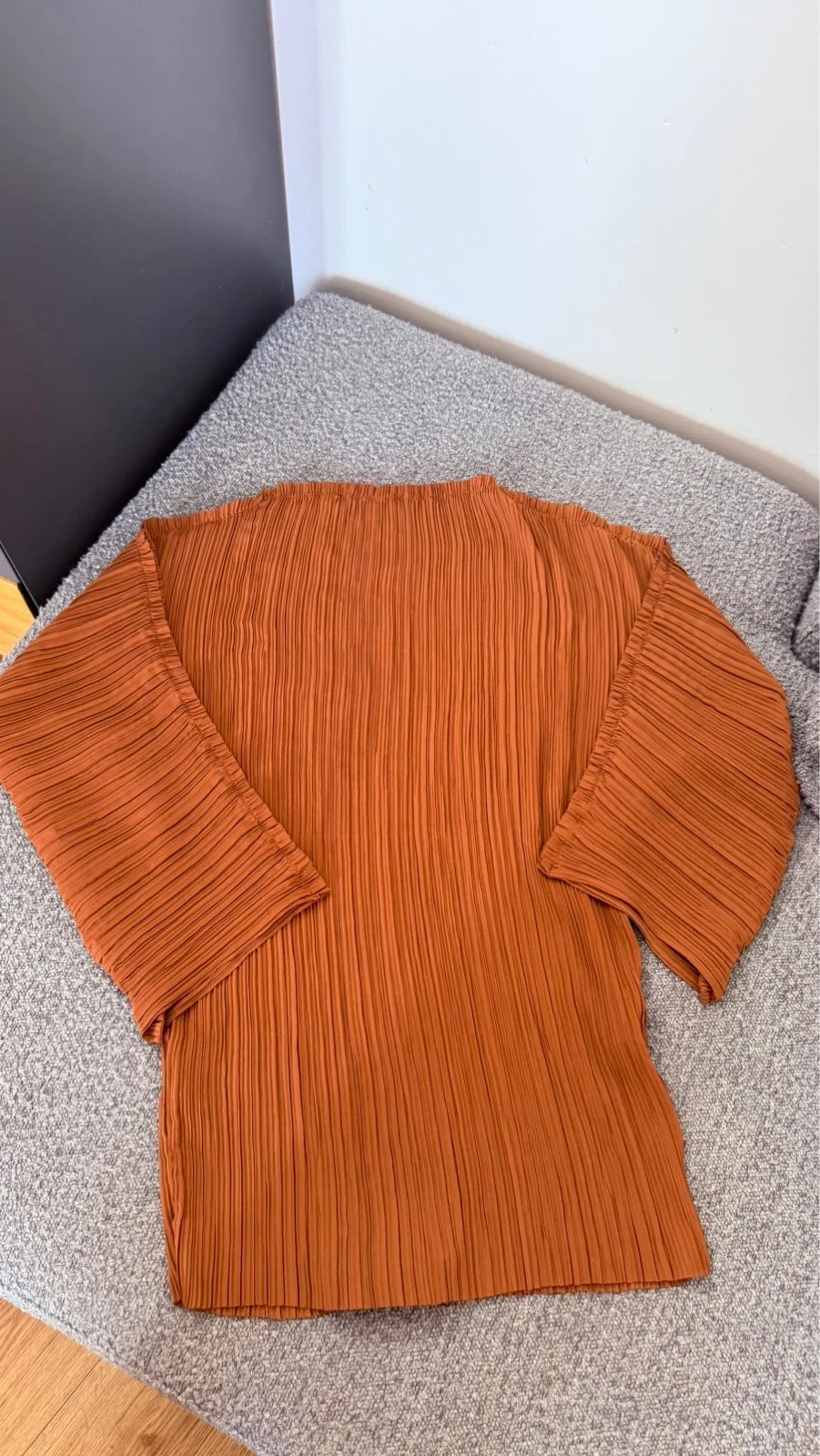By Malene Birger brown pleated blouse - view 7