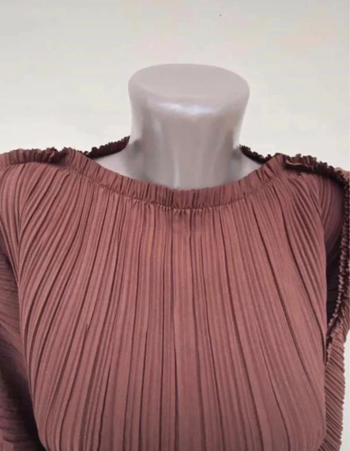 By Malene Birger brown pleated blouse - view 3