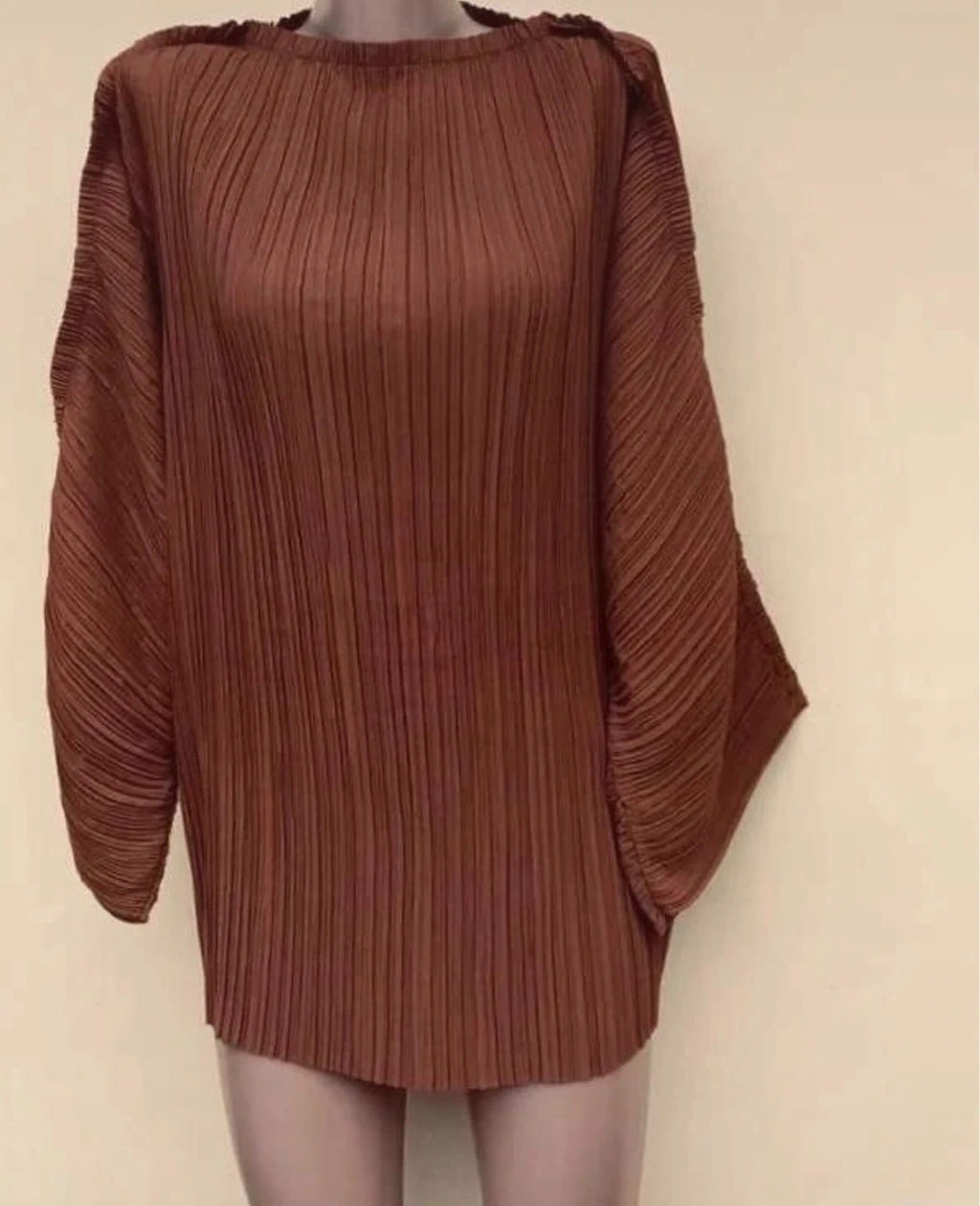 By Malene Birger brown pleated blouse - view 5