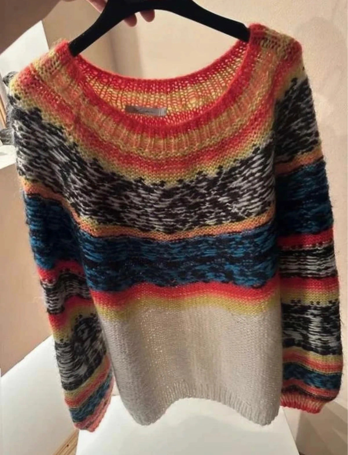 Mes Demoiselles goyave mohair sweater