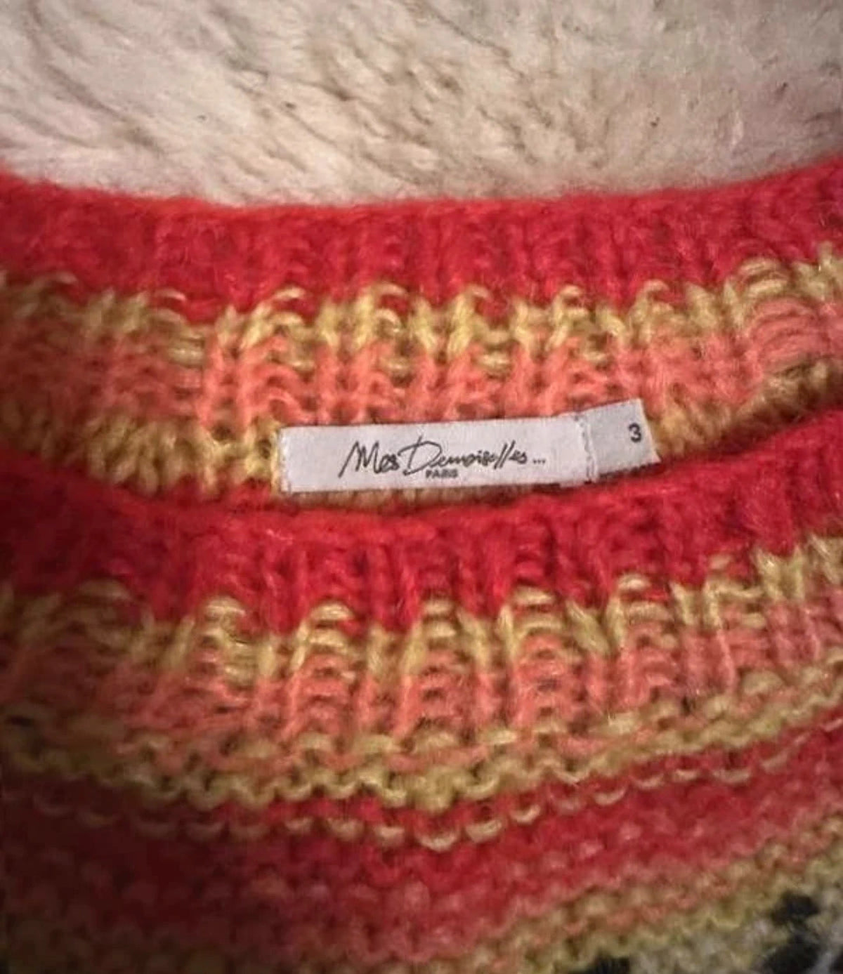 Mes Demoiselles goyave mohair sweater - view 4