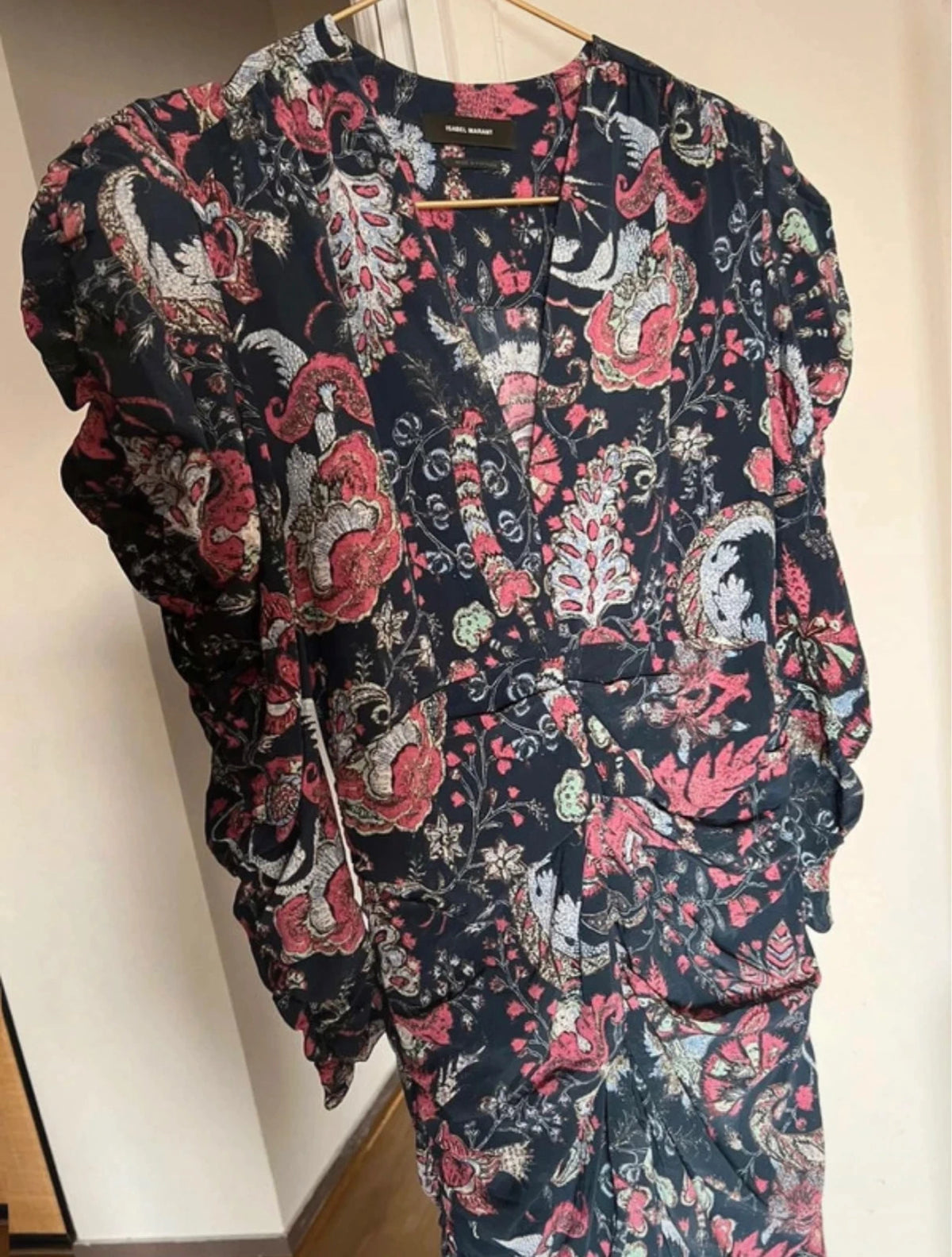 Isabel Marant Celina silk dress - view 2