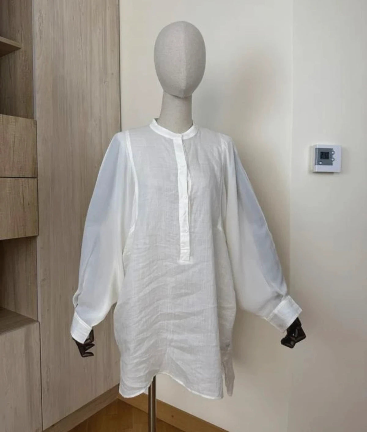 Joseph lincon ramie voile white ramie silk blouse shirt