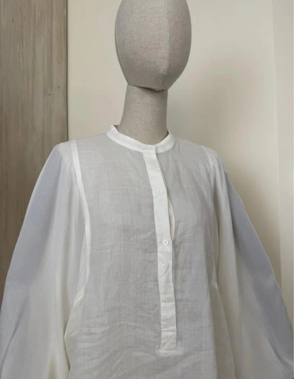 Joseph lincon ramie voile white ramie silk blouse shirt - view 2