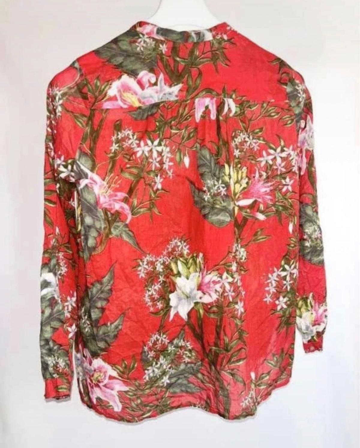 Isabel Marant red cotton shirt blouse - view 4