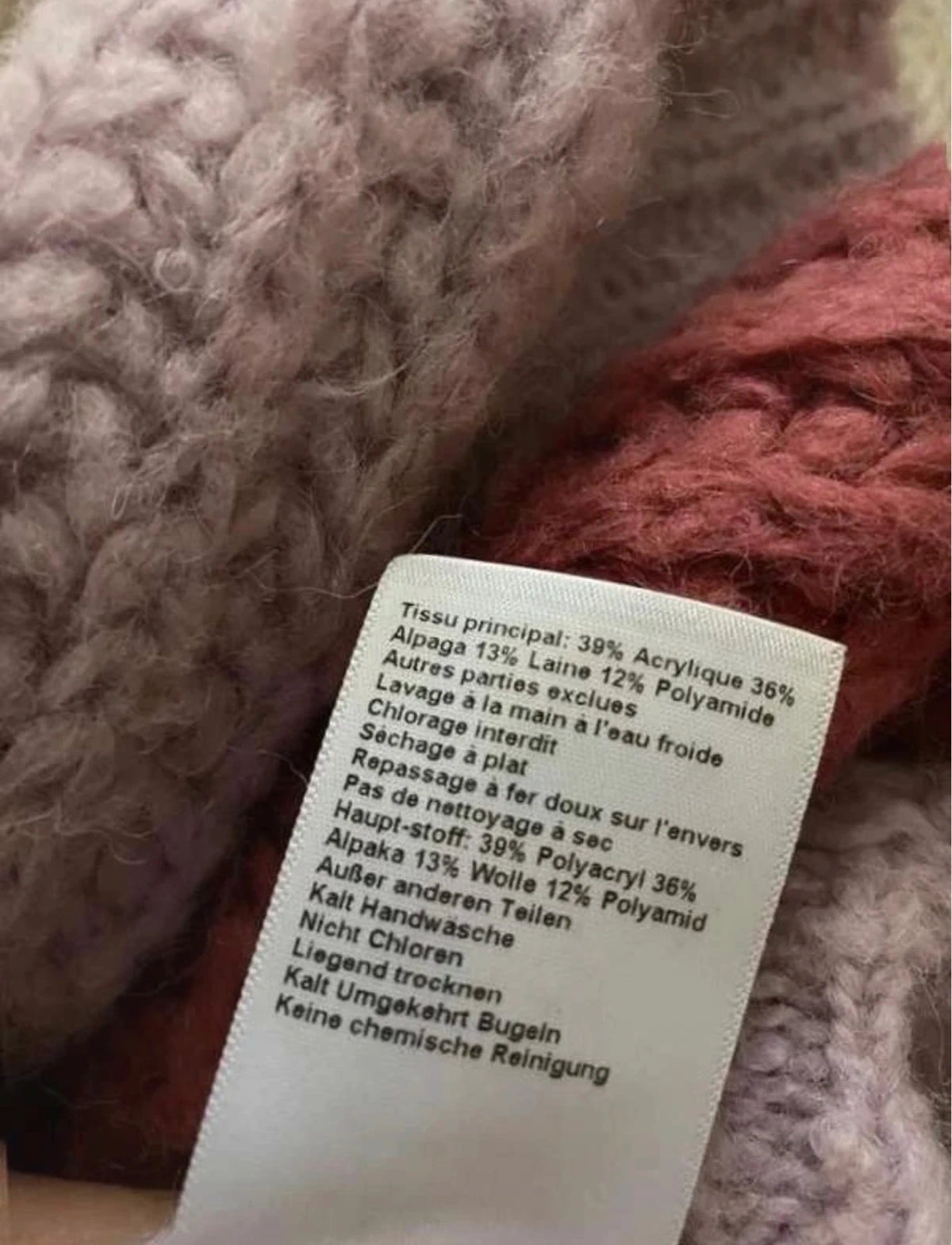 Ba&sh alpaca colour block sweater jumper - view 6