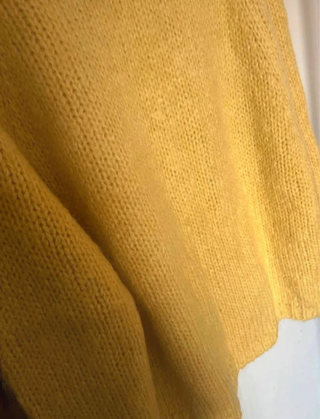Des Petits Hauts yellow kid mohair silk wool blend cardigan - view 11