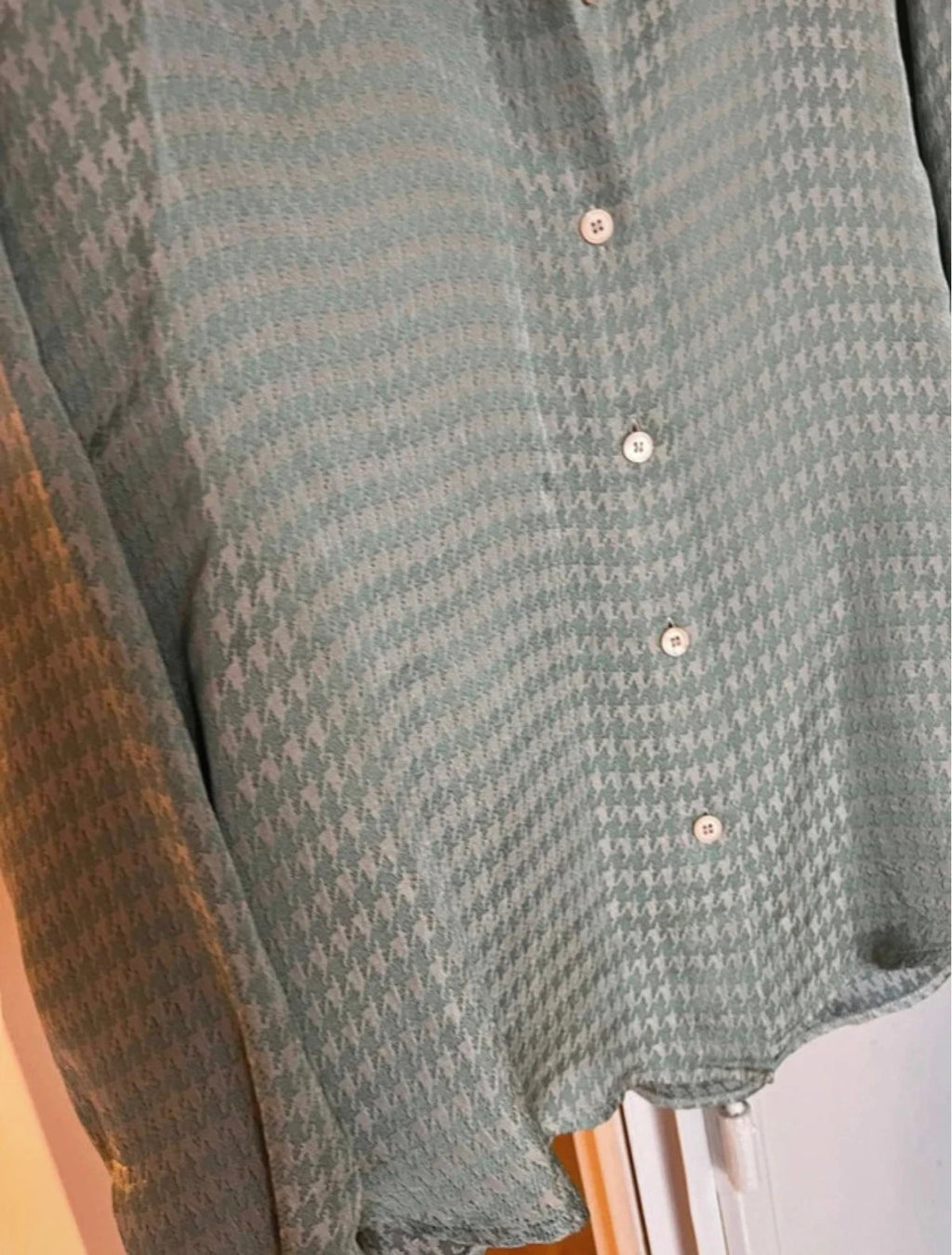 Forte Forte turquoise viscose shirt - view 4