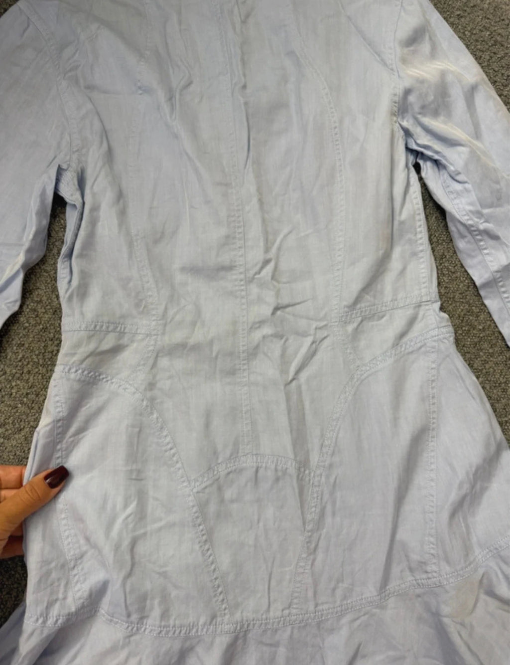 Stella McCartney blue cotton dress - view 10
