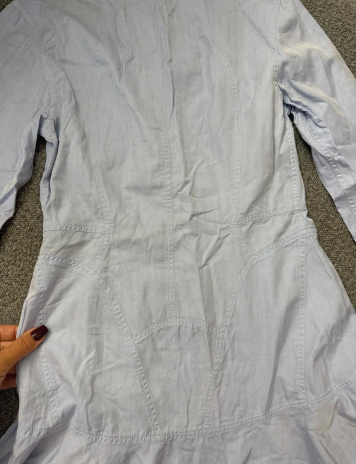 Stella McCartney blue cotton dress - view 10
