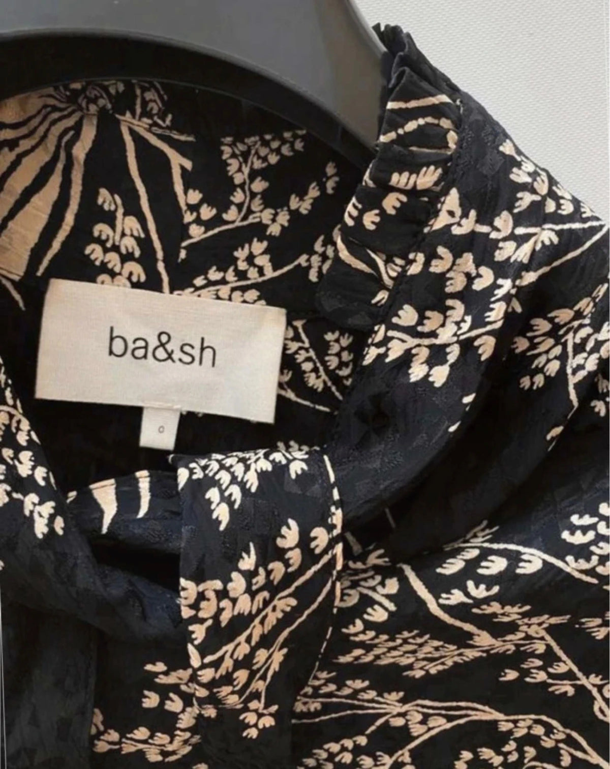 Ba&sh viscose black dress - view 4