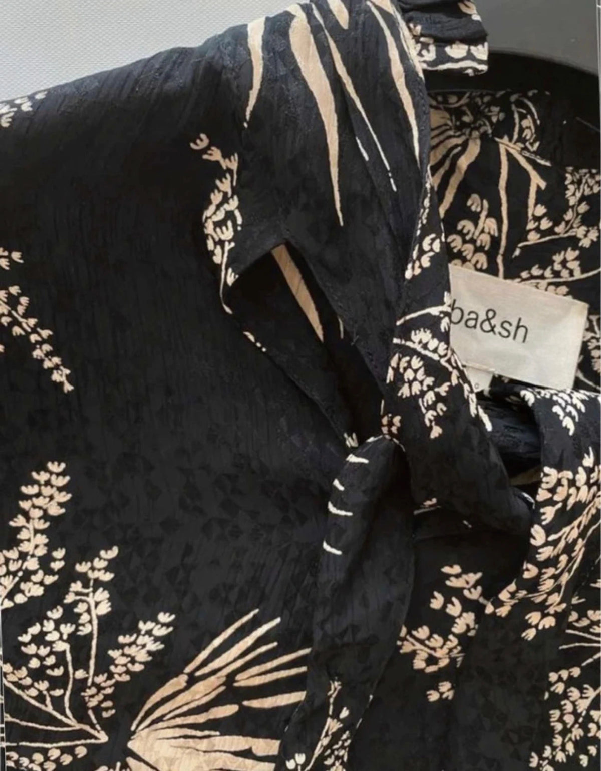 Ba&sh viscose black dress - view 5