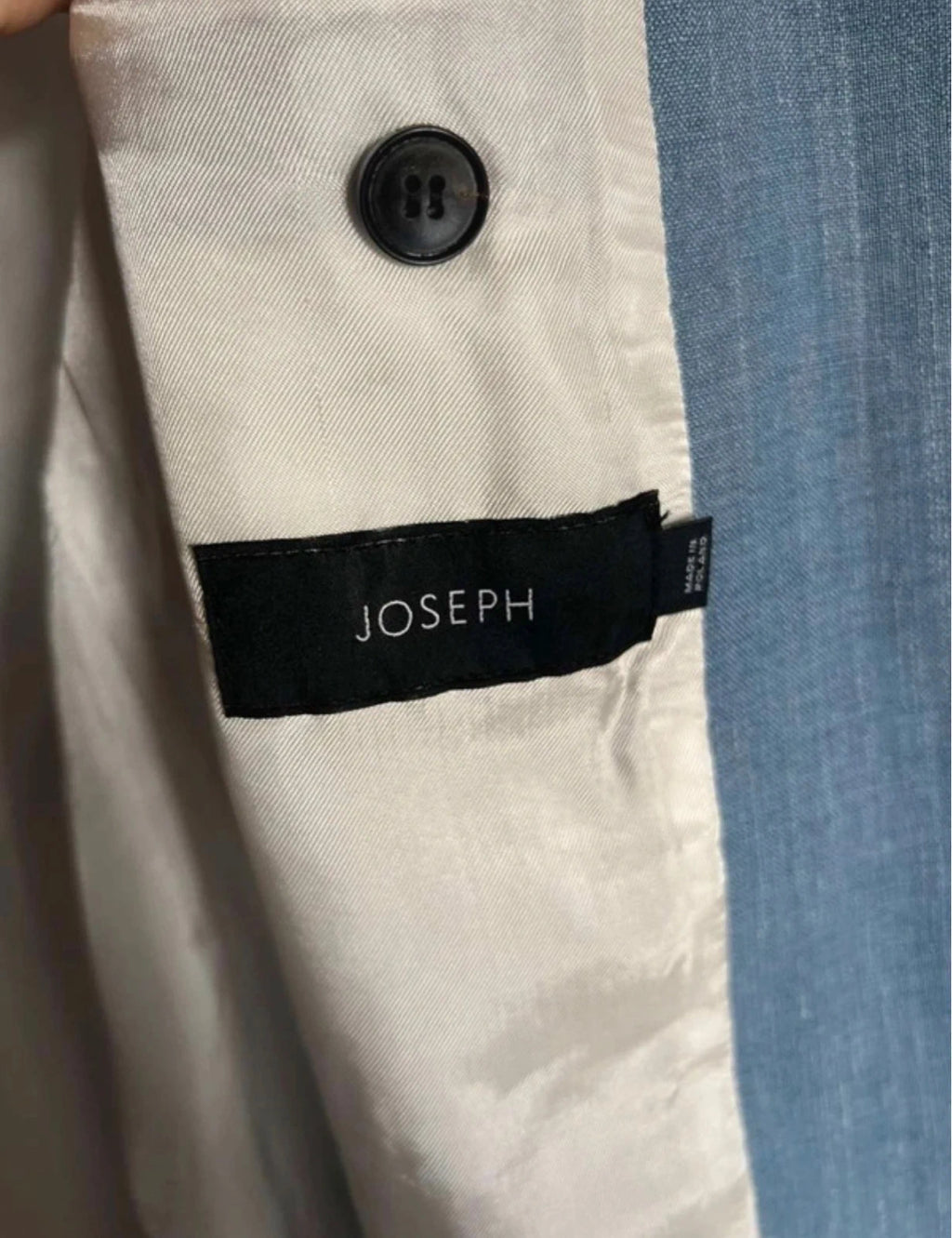 Joseph Hesston linen silk tailoring blue blazer jacket - view 12