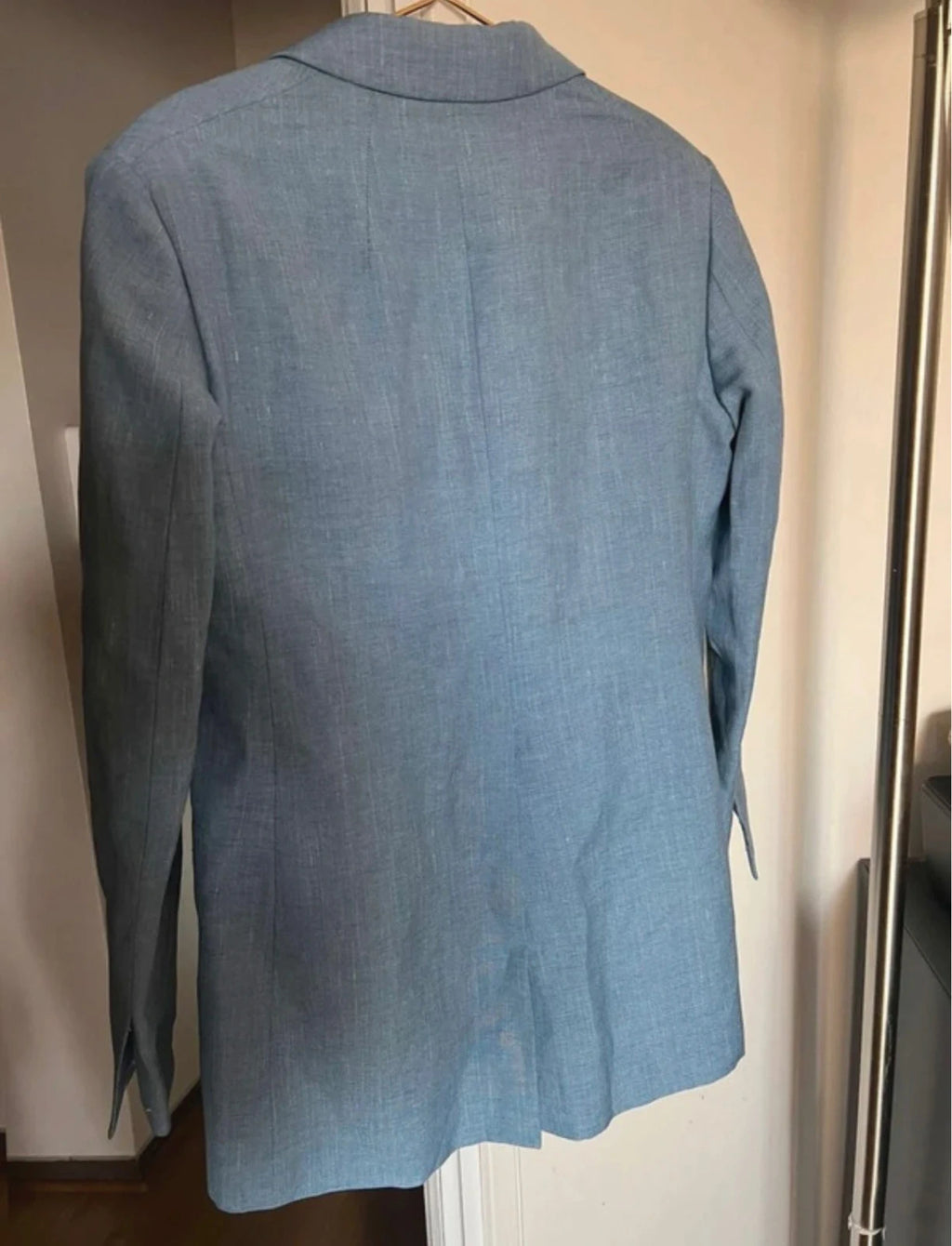 Joseph Hesston linen silk tailoring blue blazer jacket - view 5