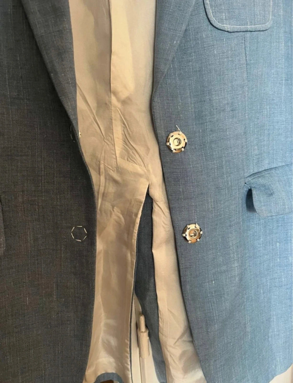 Joseph Hesston linen silk tailoring blue blazer jacket - view 7