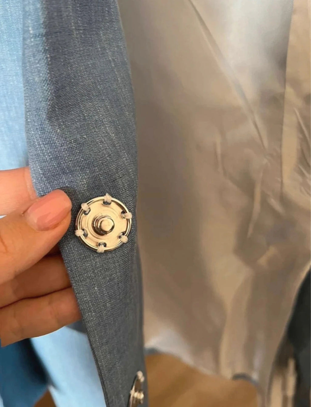 Joseph Hesston linen silk tailoring blue blazer jacket - view 8