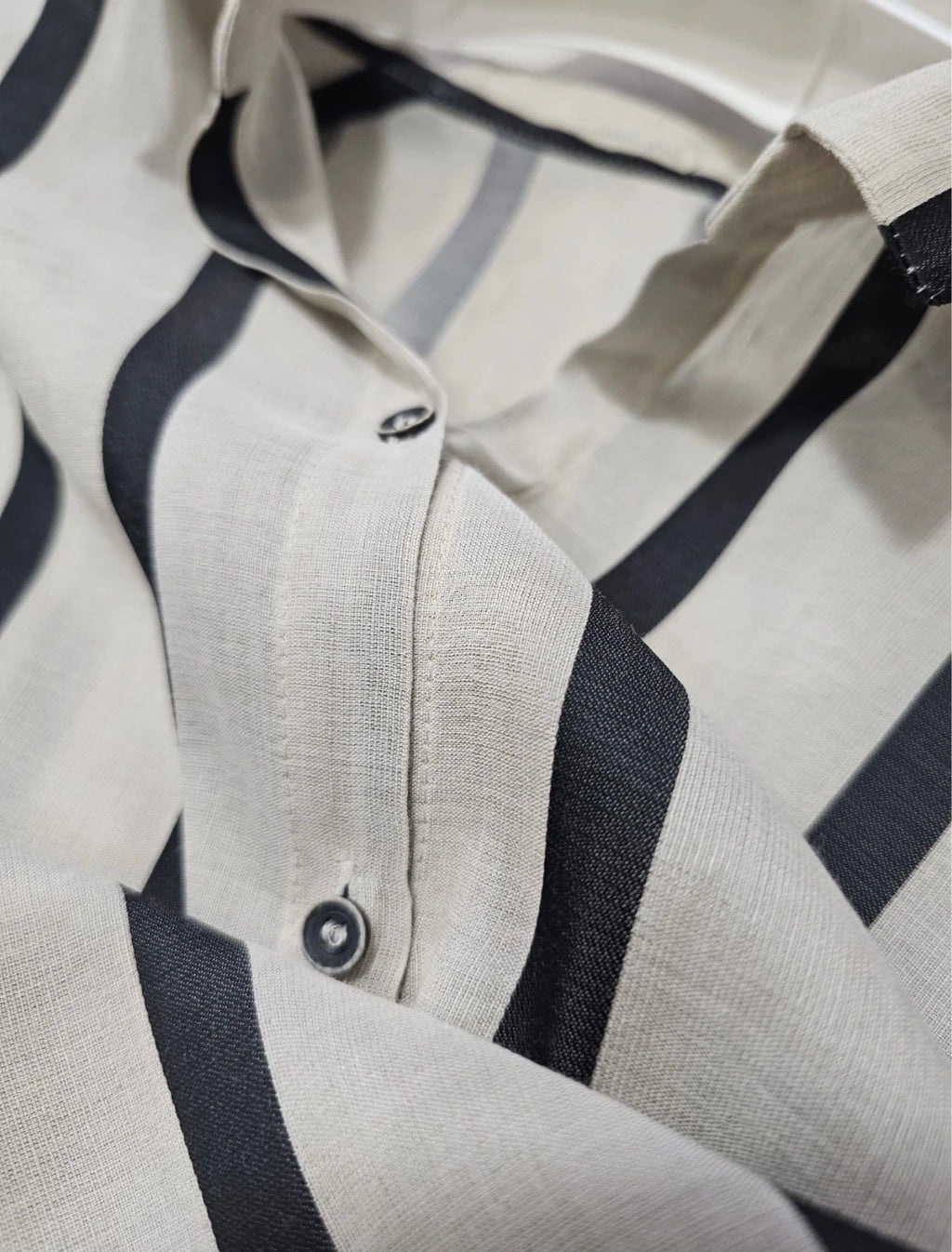 Annette Görtz linen striped long shirt - view 3