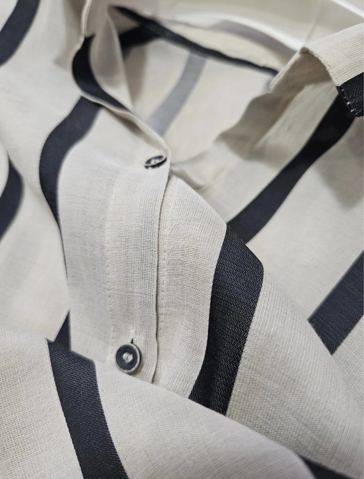 Annette Görtz linen striped long shirt - view 3
