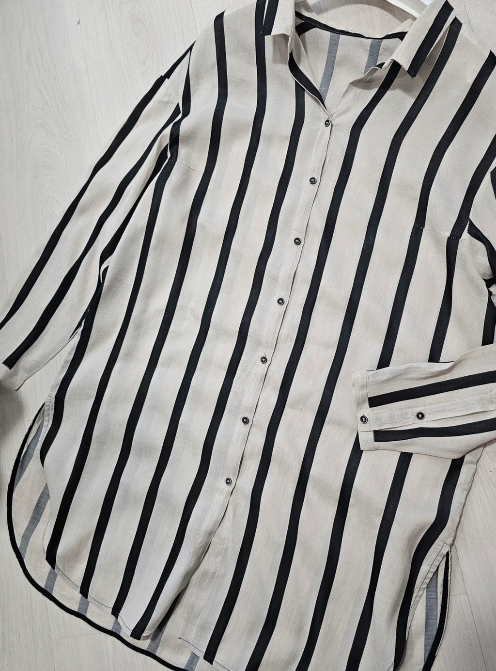 Annette Görtz linen striped long shirt - view 7