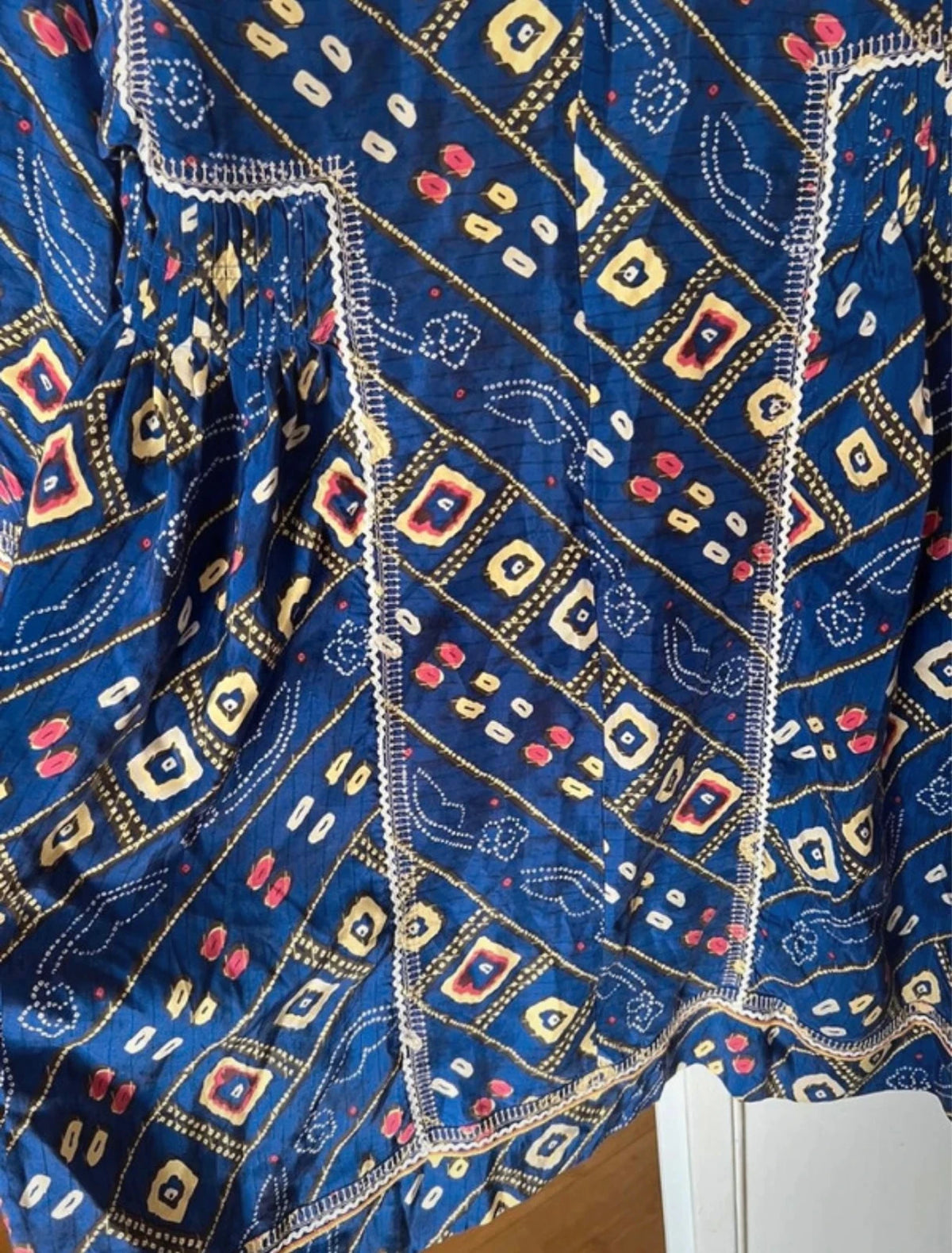 Isabel Marant multicolour silk embroidered dress - view 8