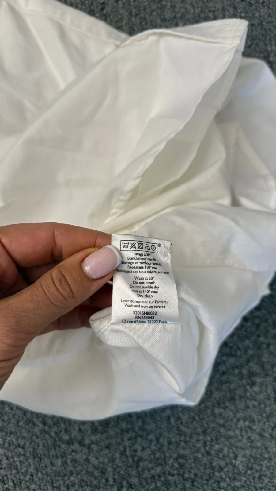 Sézane white cotton shirt - view 6