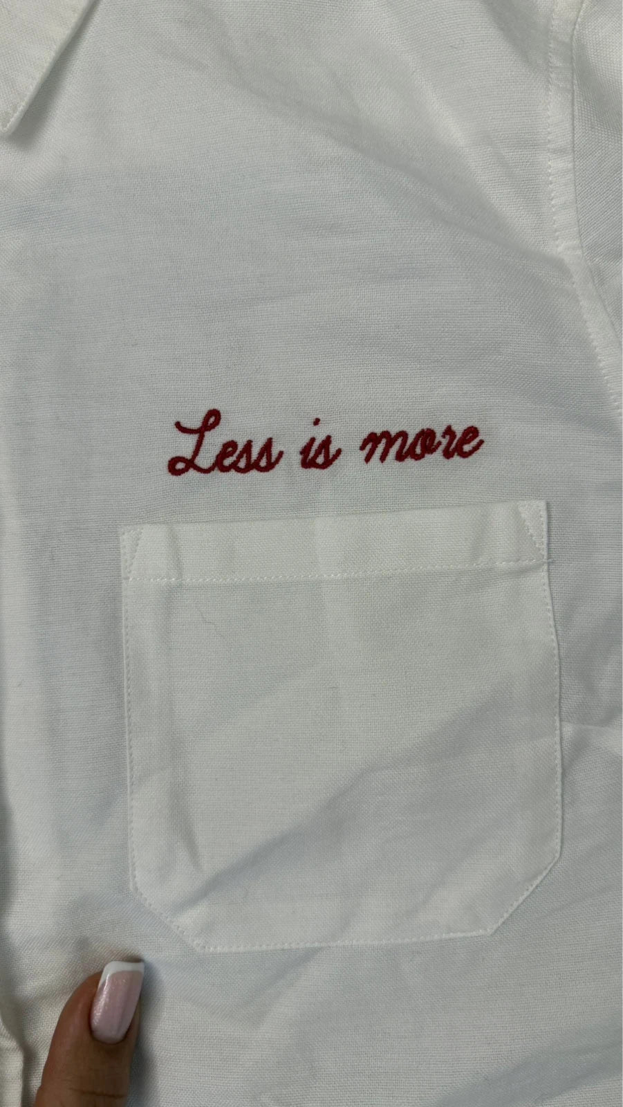 Sézane white cotton shirt - view 3