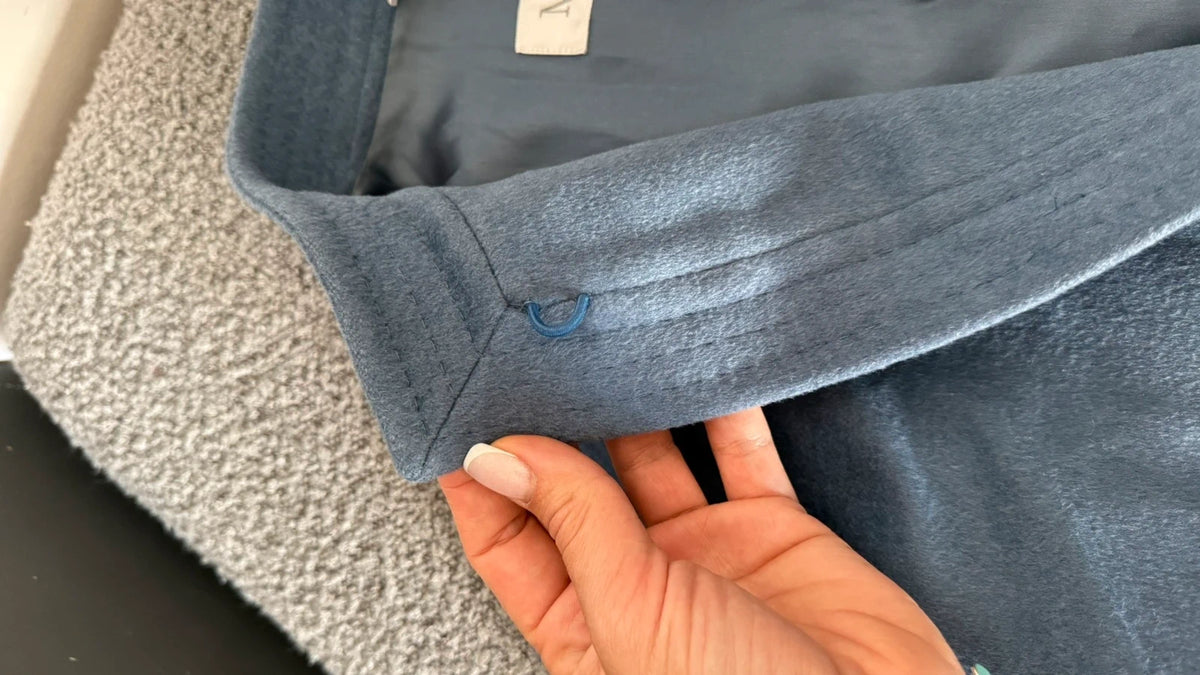 Max Mara blue wool angora cashmere blend coat - view 4