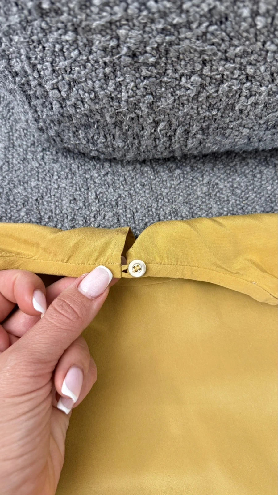 Argonne by Peserico mustard silk blouse - view 3