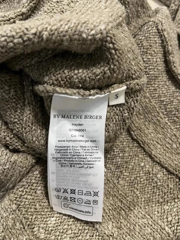 By Malene Birger Hayden beige cotton linen silk dress - view 6