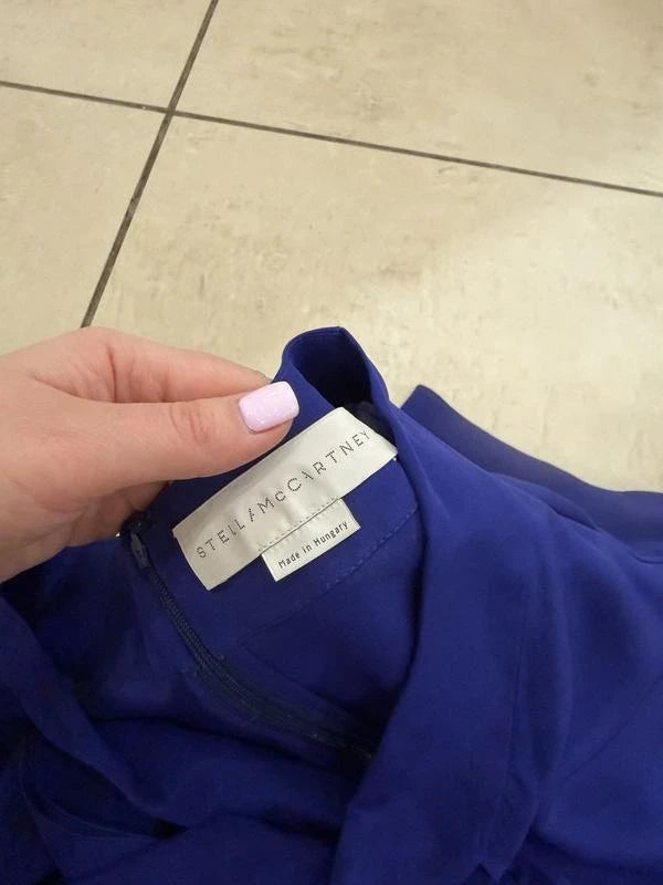 Stella McCartney blue silk jumpsuit - view 4
