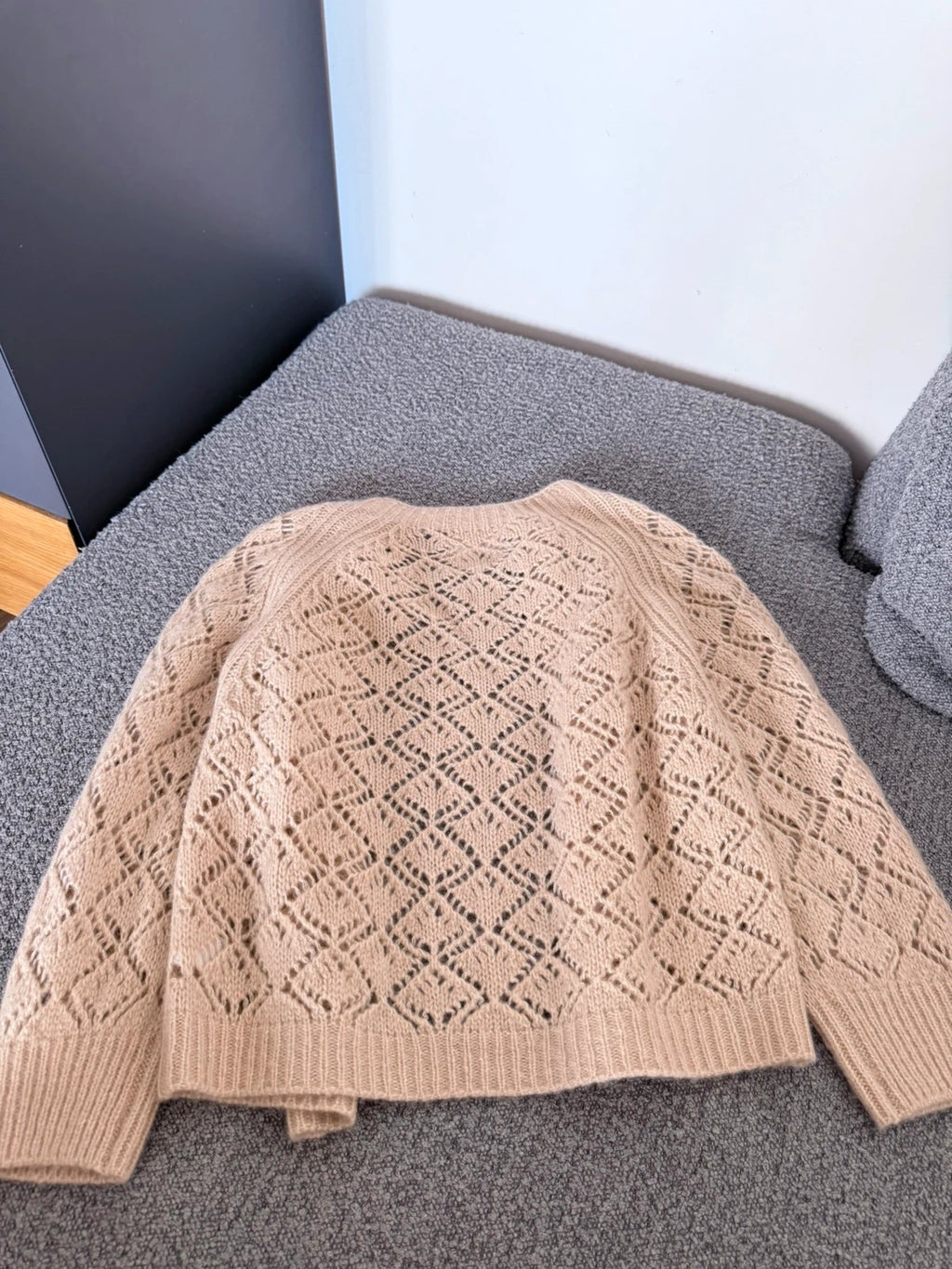 Hemisphere beige cashmere cotton cardigan - view 7