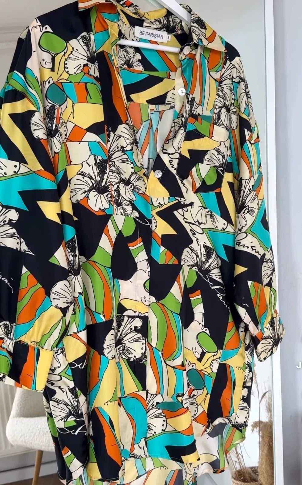Be Parisian Bliss silk long shirt - view 2