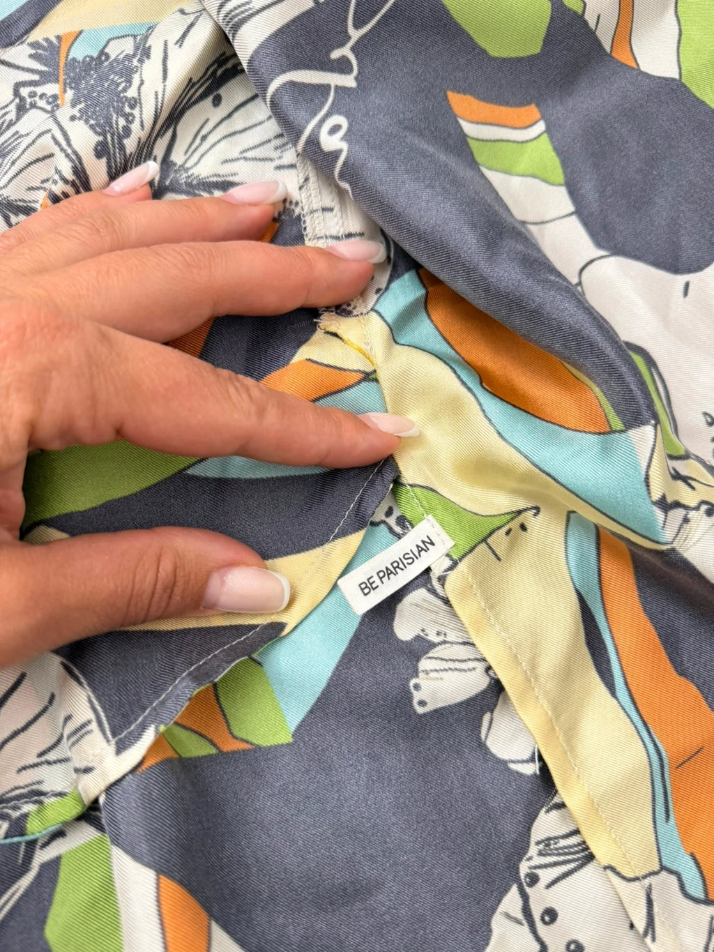 Be Parisian Bliss silk long shirt - view 6