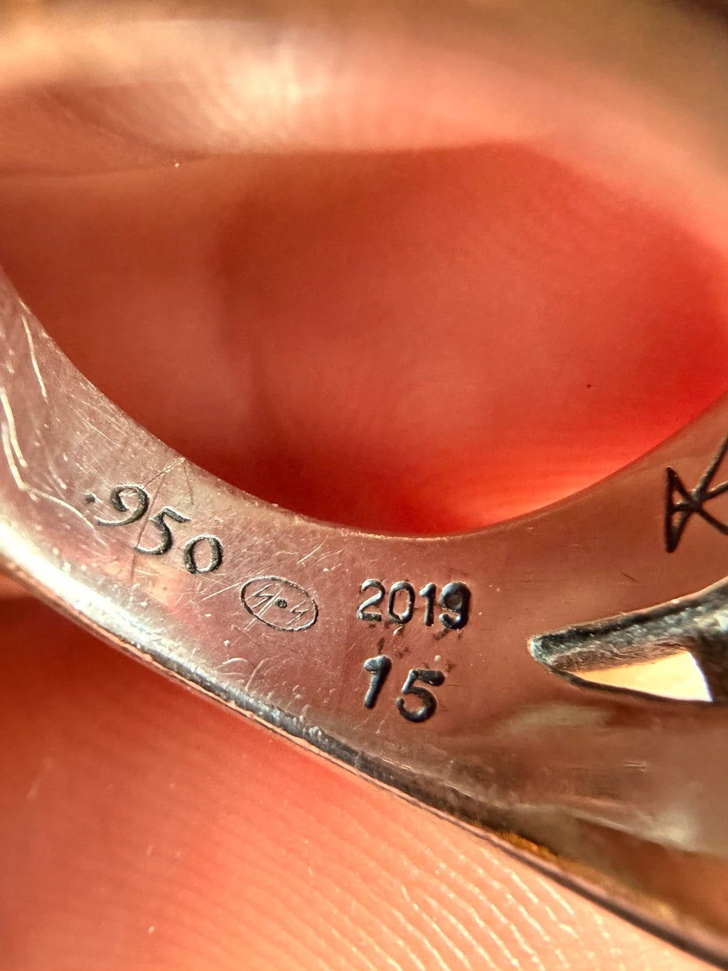 Yohji Yamamoto Vampire Fang silver ring - view 2