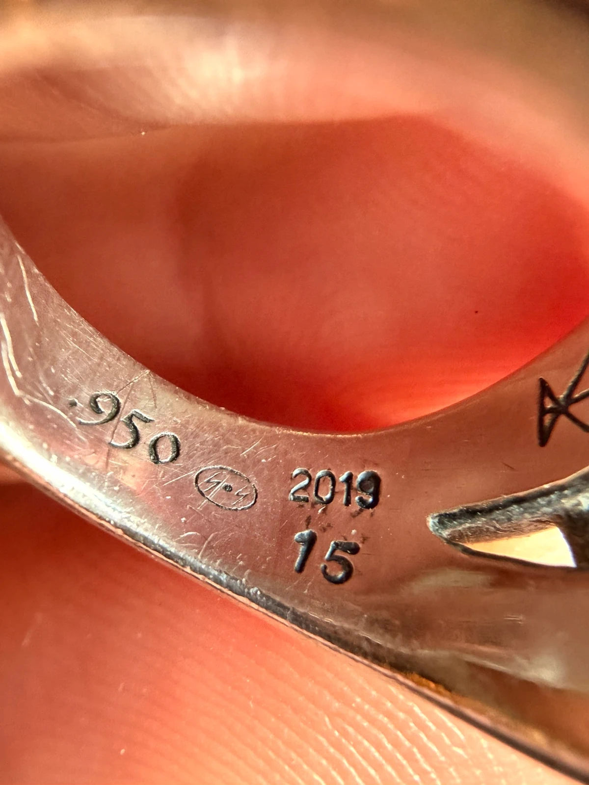 Yohji Yamamoto Vampire Fang silver ring - view 2