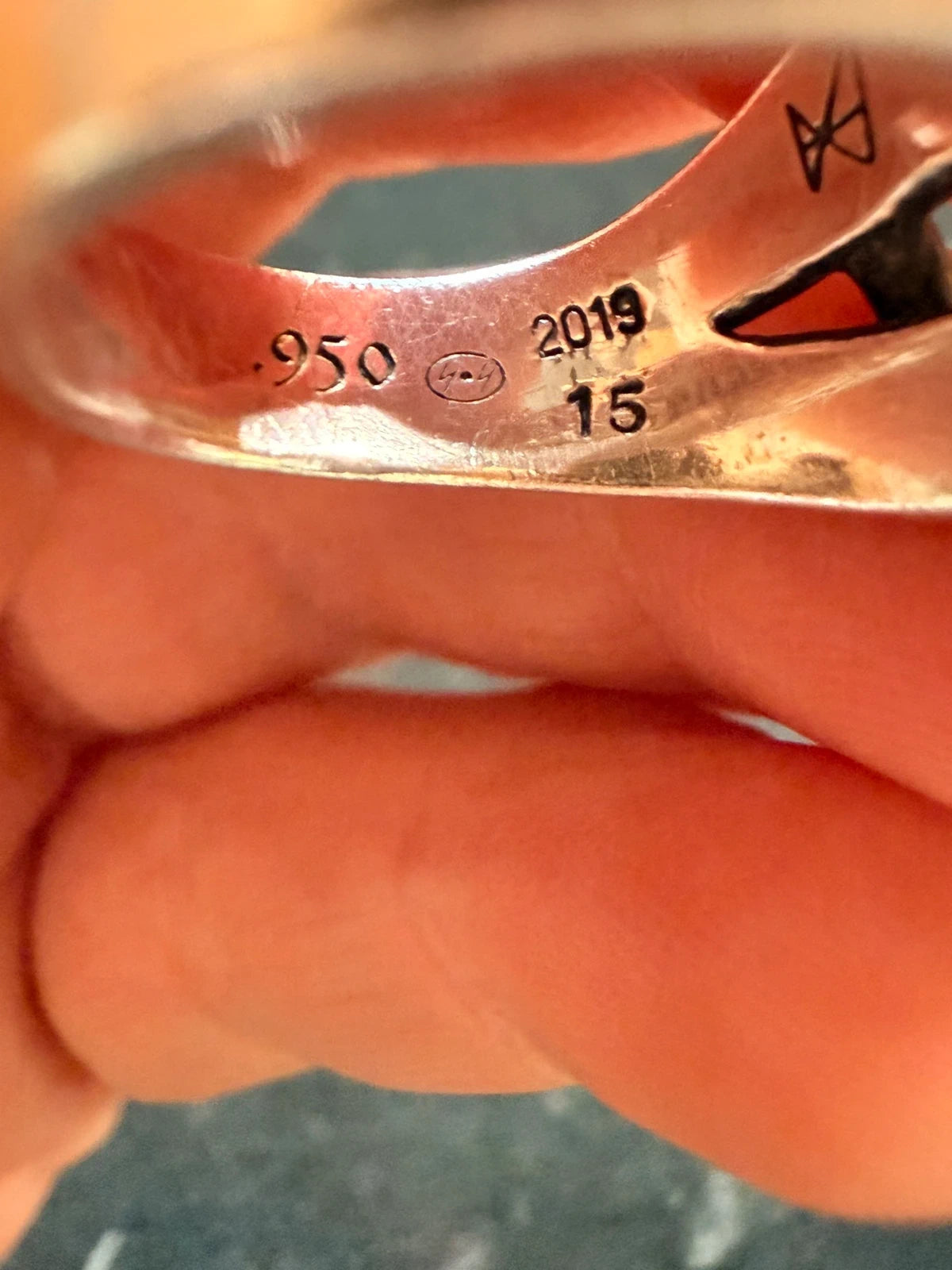 Yohji Yamamoto Vampire Fang silver ring - view 4