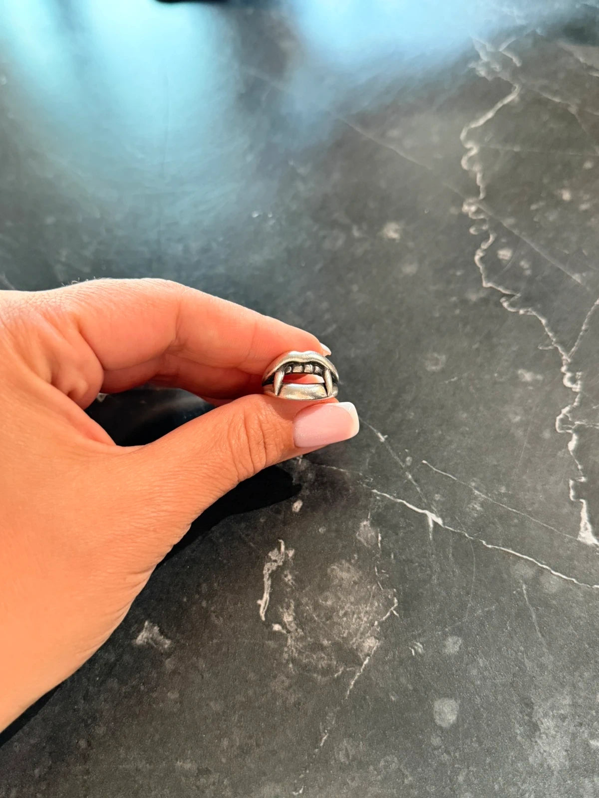 Yohji Yamamoto Vampire Fang silver ring