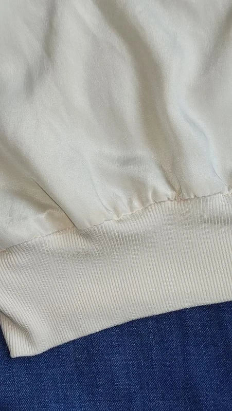 Joseph white silk sweat-shirt longsleeve - view 3
