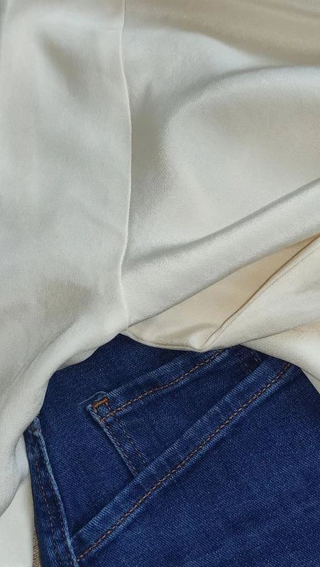 Joseph white silk sweat-shirt longsleeve - view 6