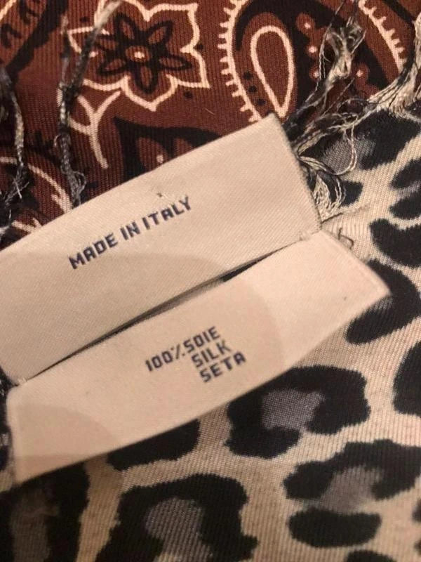 Pierre-Louis Mascia silk scarf paisley leopard print - view 5