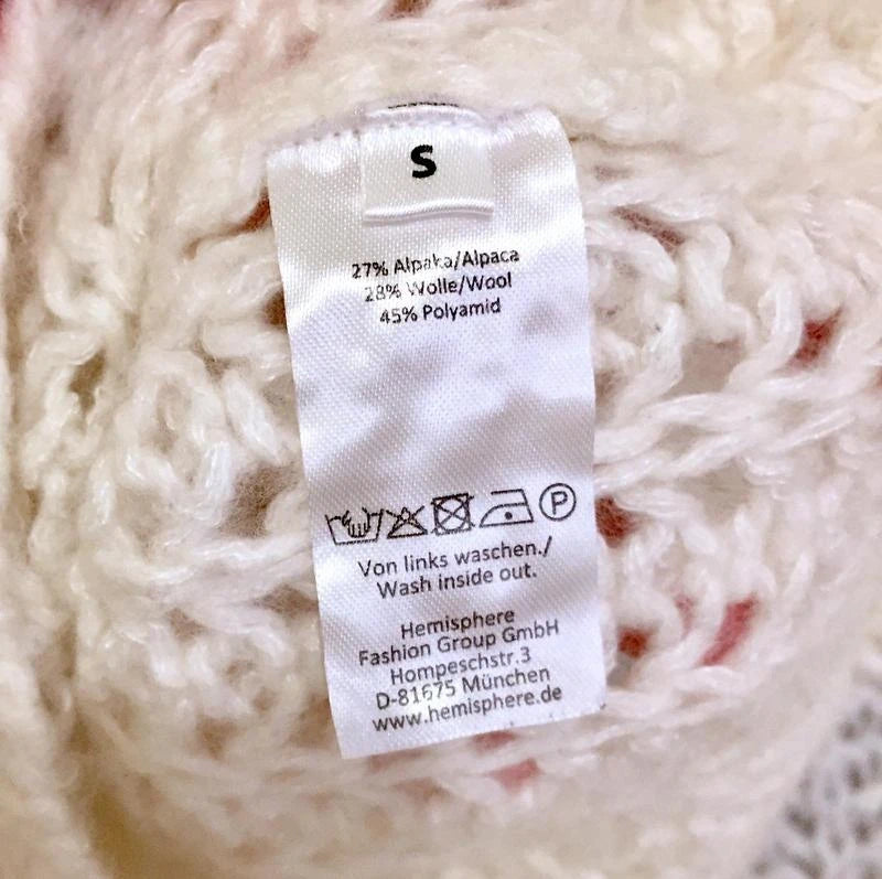 Hemisphere alpaca wool blend white light cardigan - view 5