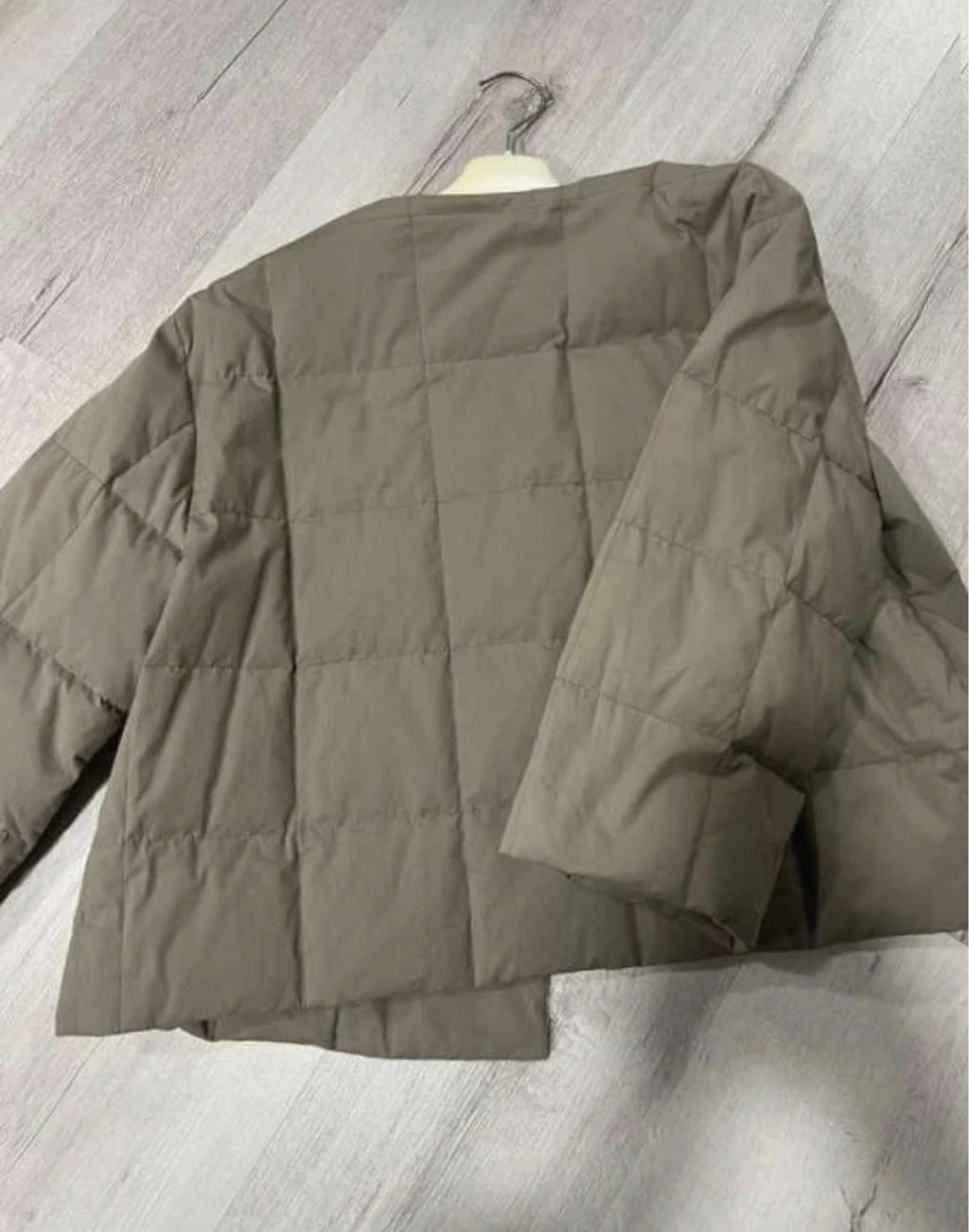 Fabiana Filippi khaki light padded jacket