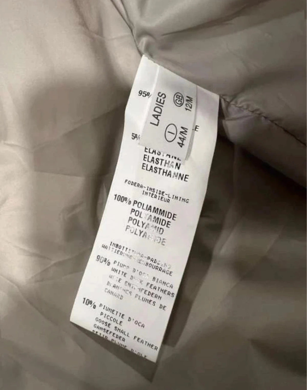 Fabiana Filippi khaki light padded jacket - view 5