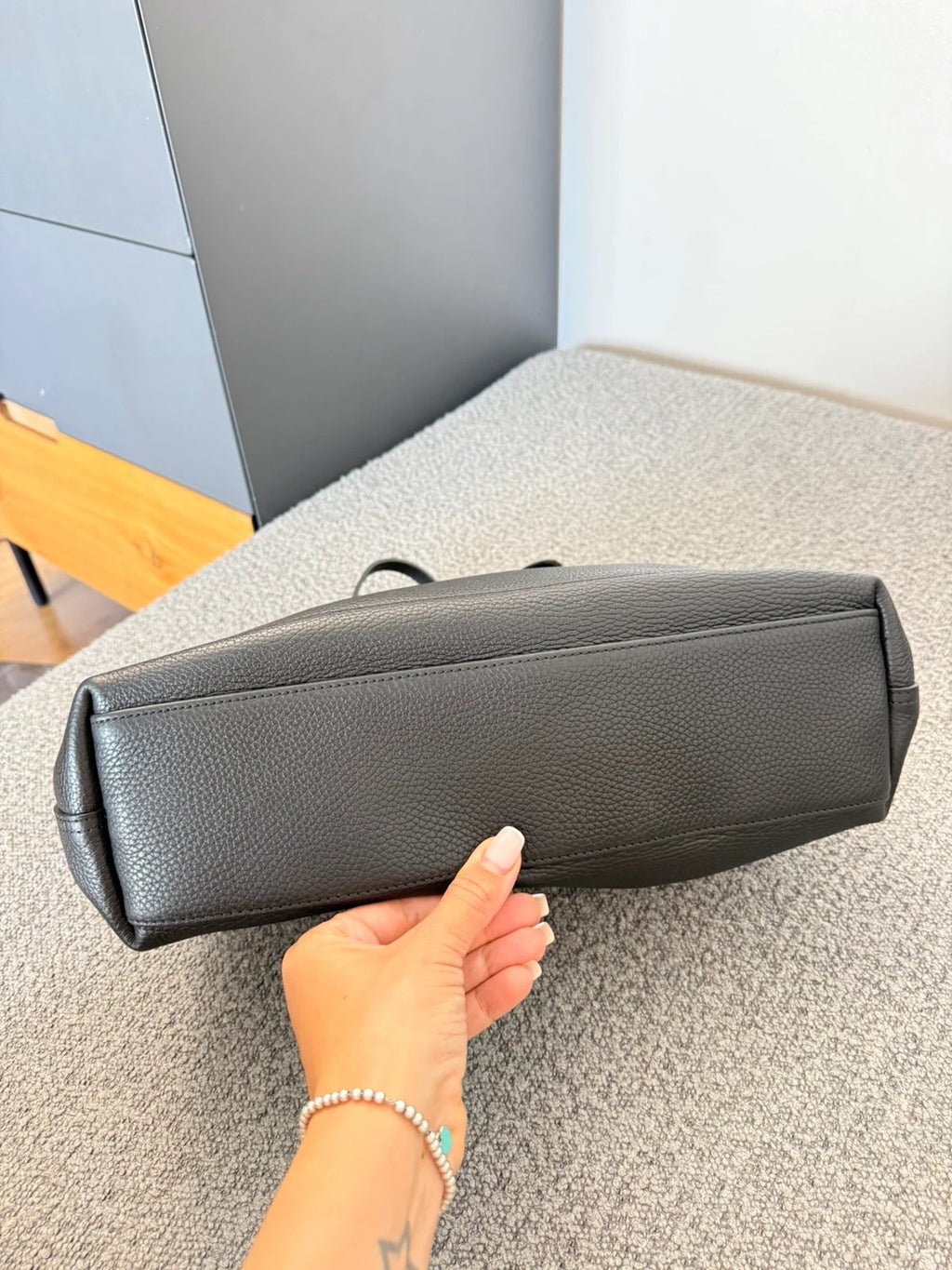 Longchamp roseau black leather soft bag - view 6