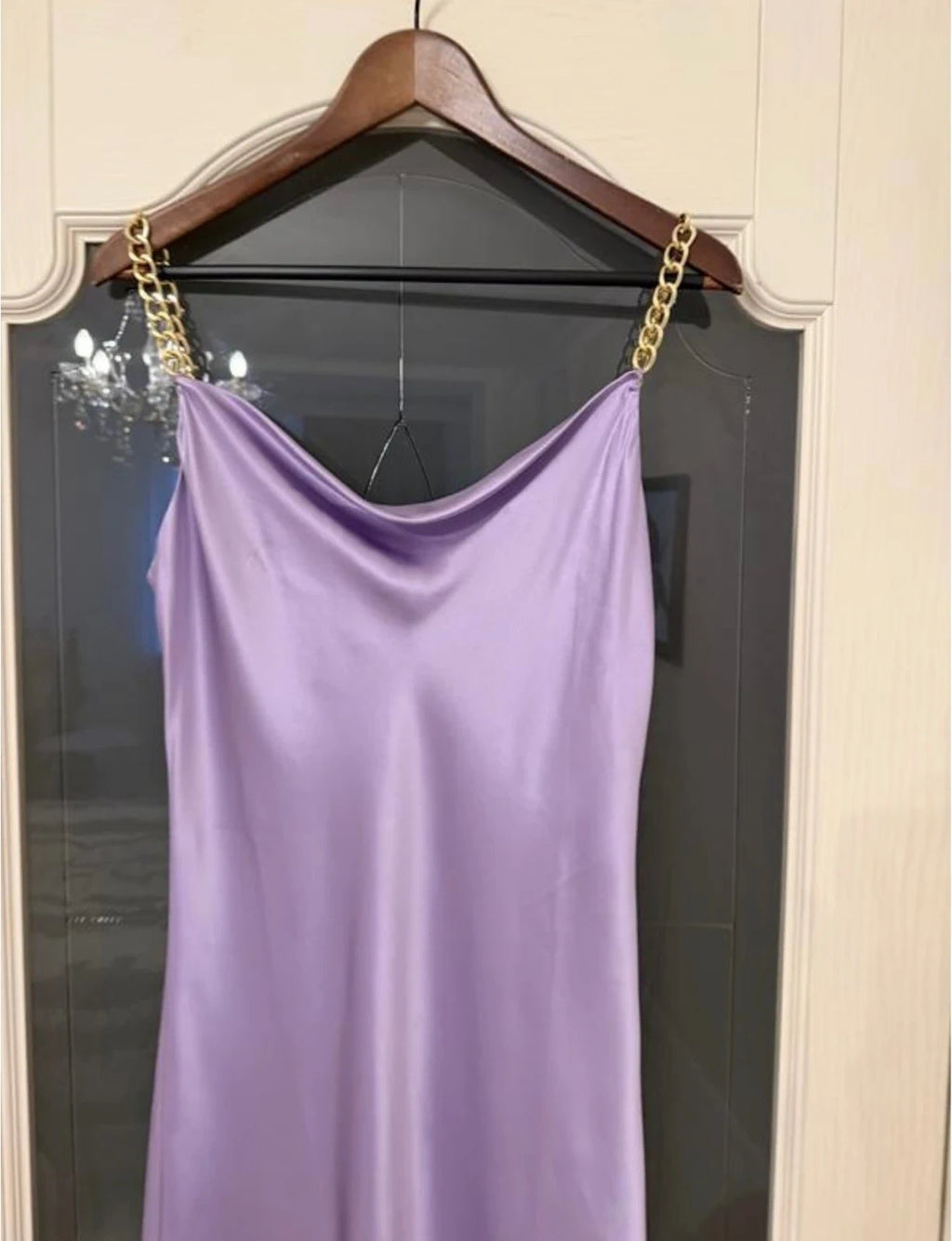 Olivia von Halle lilac silk dress - view 2
