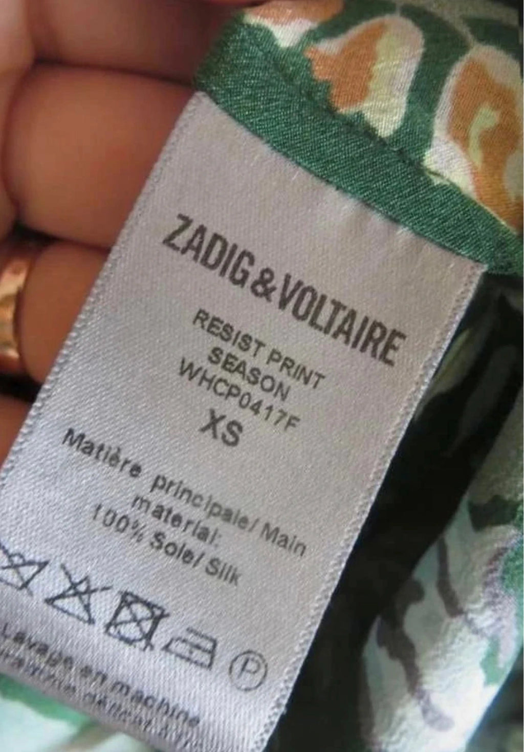 Zadig & Voltaire green silk dress - view 2