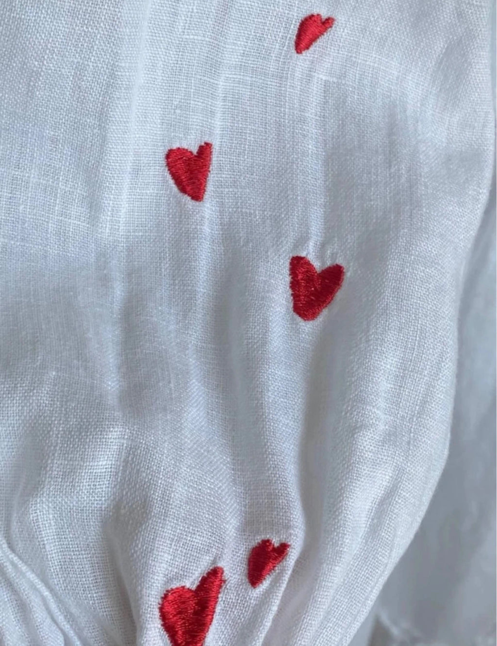 Lee Pfayfer white linen embroidered long dress - view 4