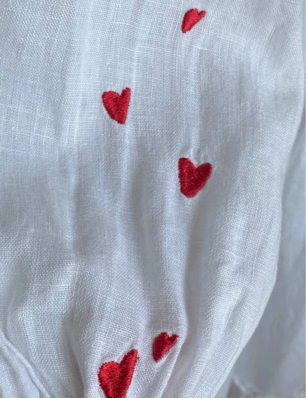 Lee Pfayfer white linen embroidered long dress - view 4